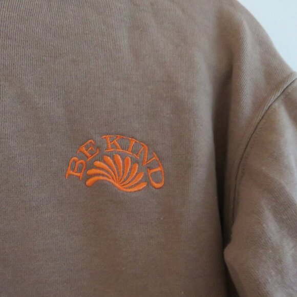 TENTREE Be Kind Graphic Eco-Friendly Graphic Hooded Pullover Pine Bark Size M - Picture 3 of 14